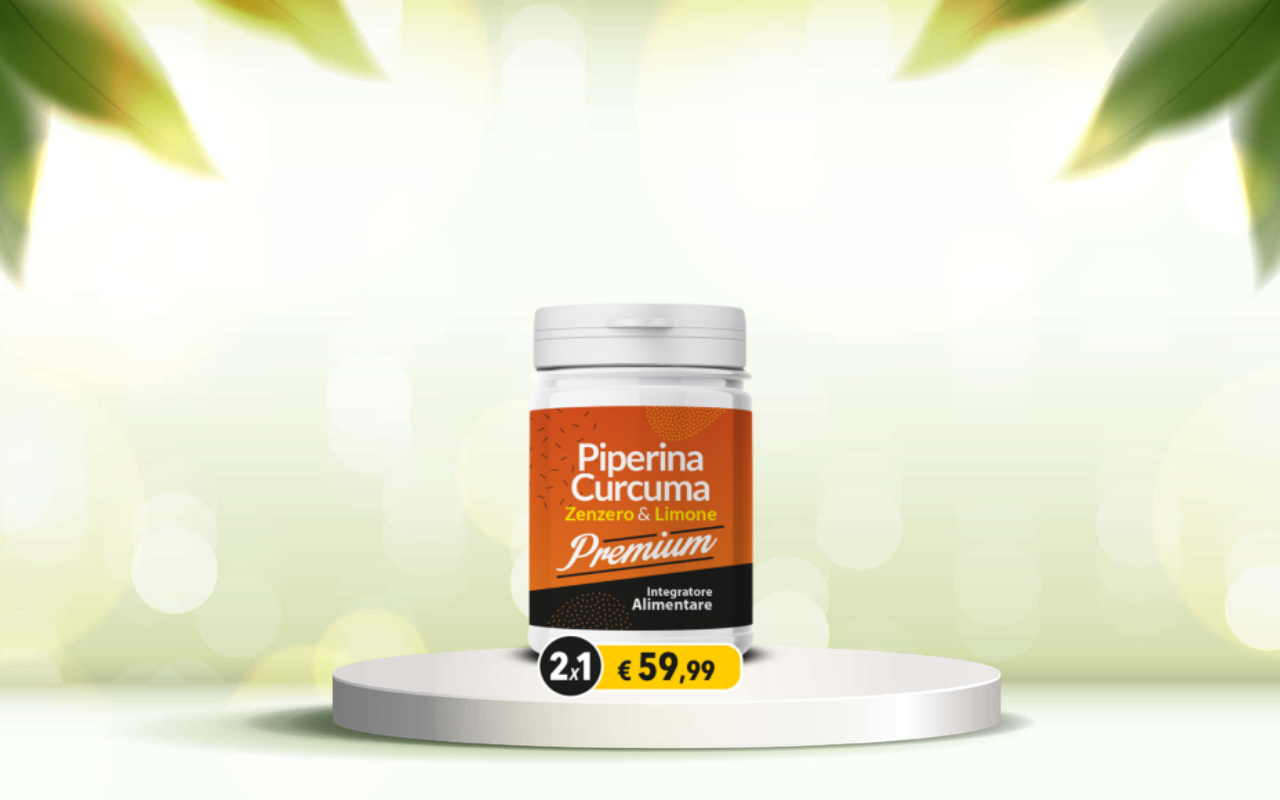 Scopri piperina e curcuma premium: detox naturale per intestino e benessere